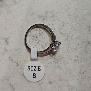 Cubic Zirconia ring size 8